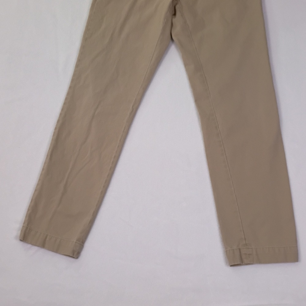 Polo Ralph Lauren Mens Slim Fit Chino Pants Tan Khaki Cotton 32x34 - Picture 15 of 16